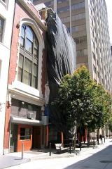 wrapped building
