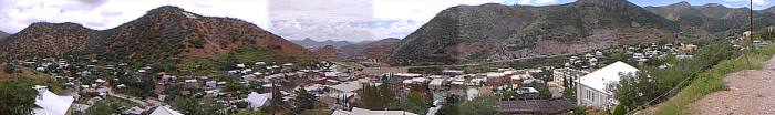 [Panorama of Old Bisbee]